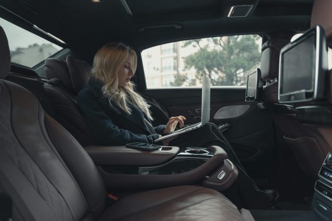 Boss in Car